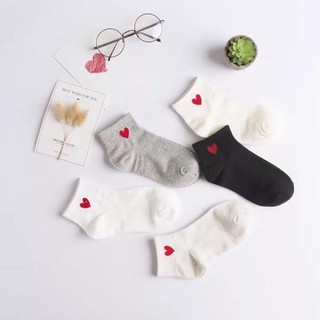 Tất tim cute cổ ngắn Hàn Quốc