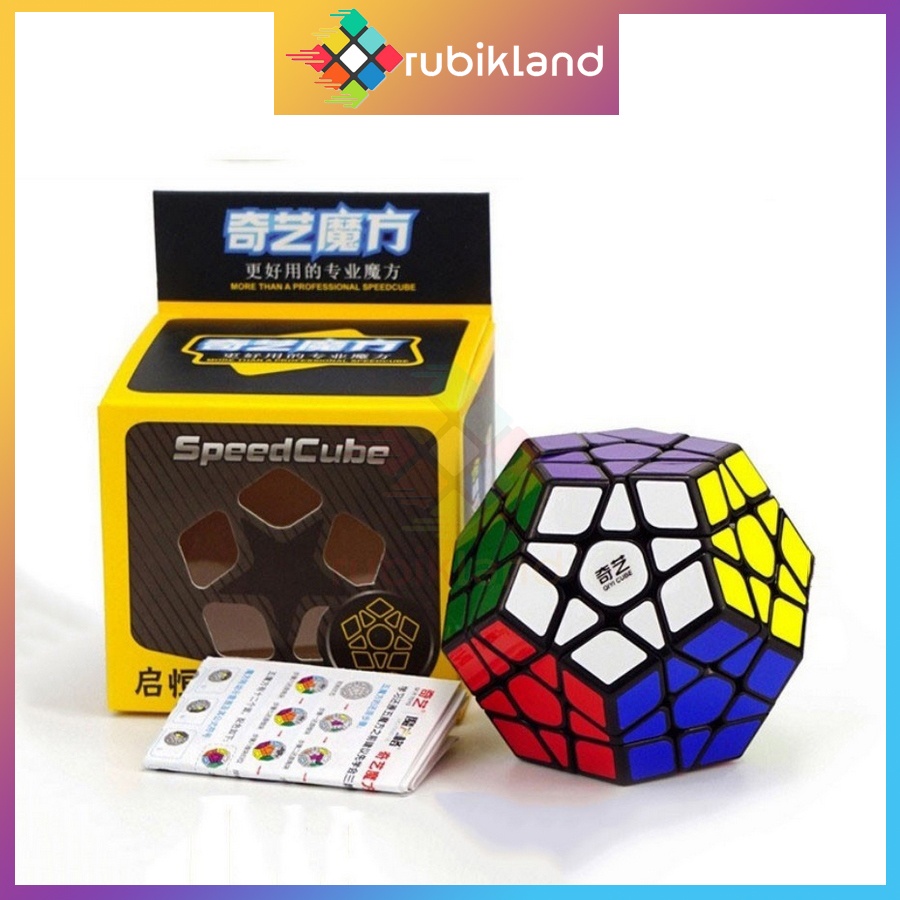 Rubik Viền Đen QiYi 2x2 3x3 4x4 5x5 Pyraminx Megaminx Skewb Mirror Ivy Đồ Chơi Trí Tuệ Rubic