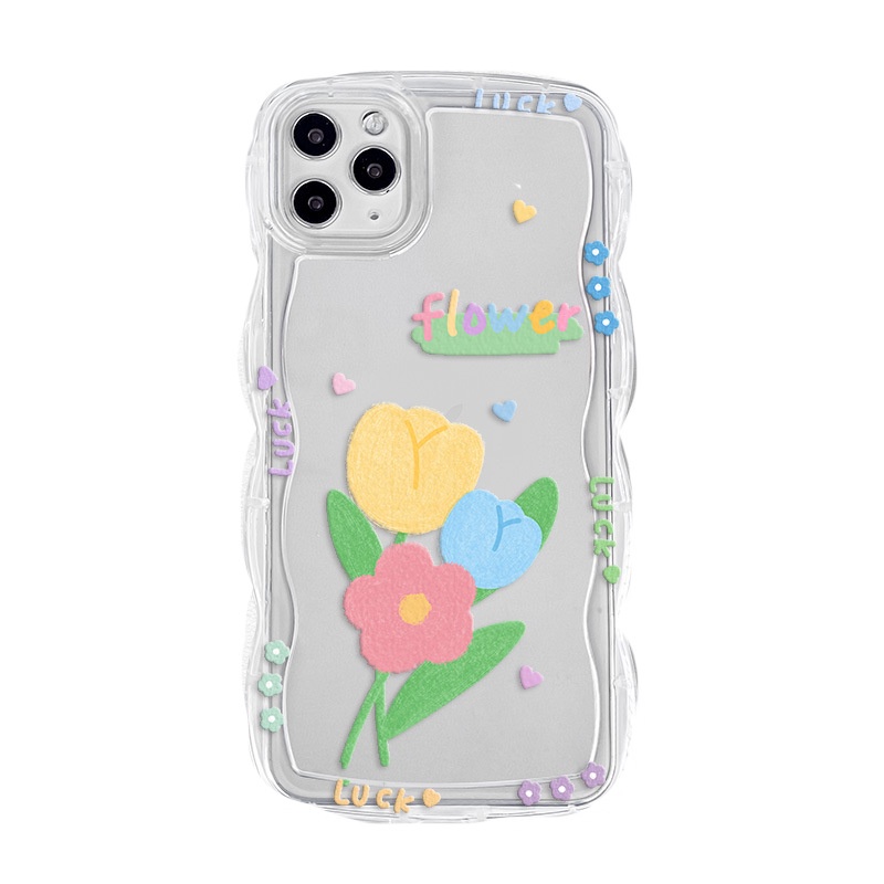 Ốp Điện Thoại Nhựa Acrylic Phối Ren Kiểu Nhật Hàn Dễ Thương Cho Iphone 13 11 12Promax xs 8