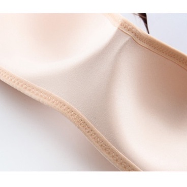 Áo lót nữ đúc su cúp ngang không gọng nâng ngực tạo khe KIMCHIBIKINI bra đẹp đệm mỏng cao cấp sexy AL023