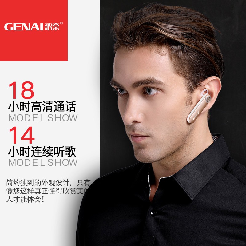 Tai Nghe Bluetooth Đơn Genai Blue 8A Pro