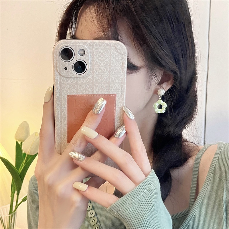 Bông tai mạ bạc 925 hình hoa chấm bi phong cách Pháp thời trang xuân hè cho nữ F672