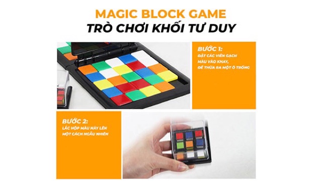 TRÒ CHƠI RUBIK KHỐI TƯ DUY – MAGIC BLOCK GAME RUBIK RACE