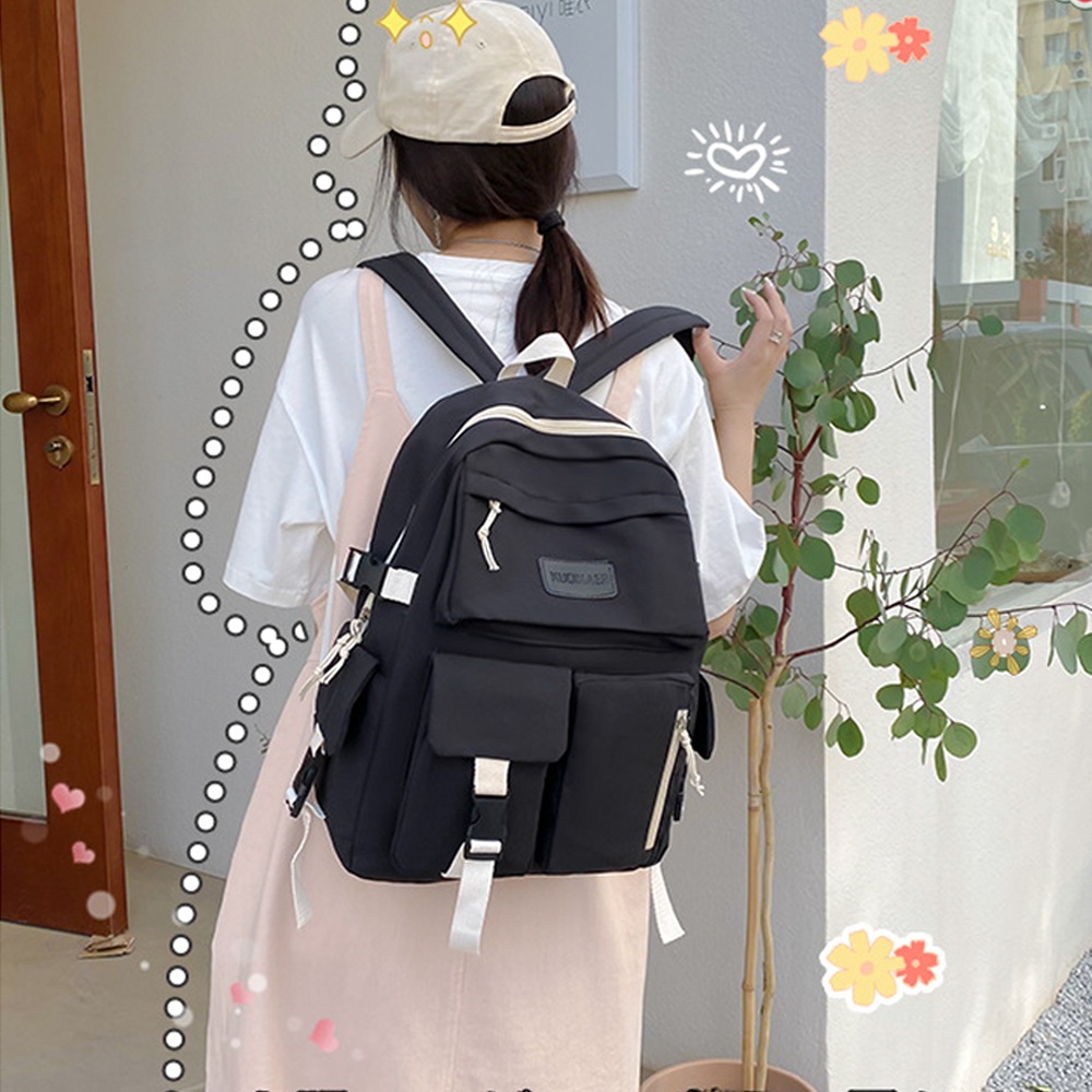 Balo Ulzzang Cao Cấp Đựng Sách Vở  Đi Học Đi Chơi Phong Cách Thời Trang Cho Học Sinh Sinh Viên