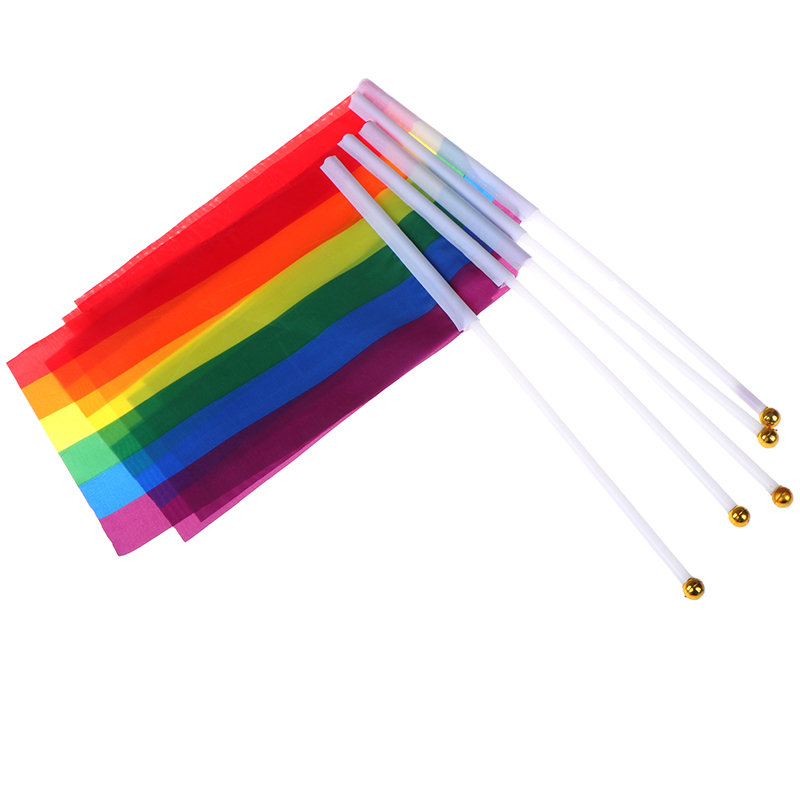 Bộ 5 Lá Cờ Cầu Vồng Lgbt Độc Đáo