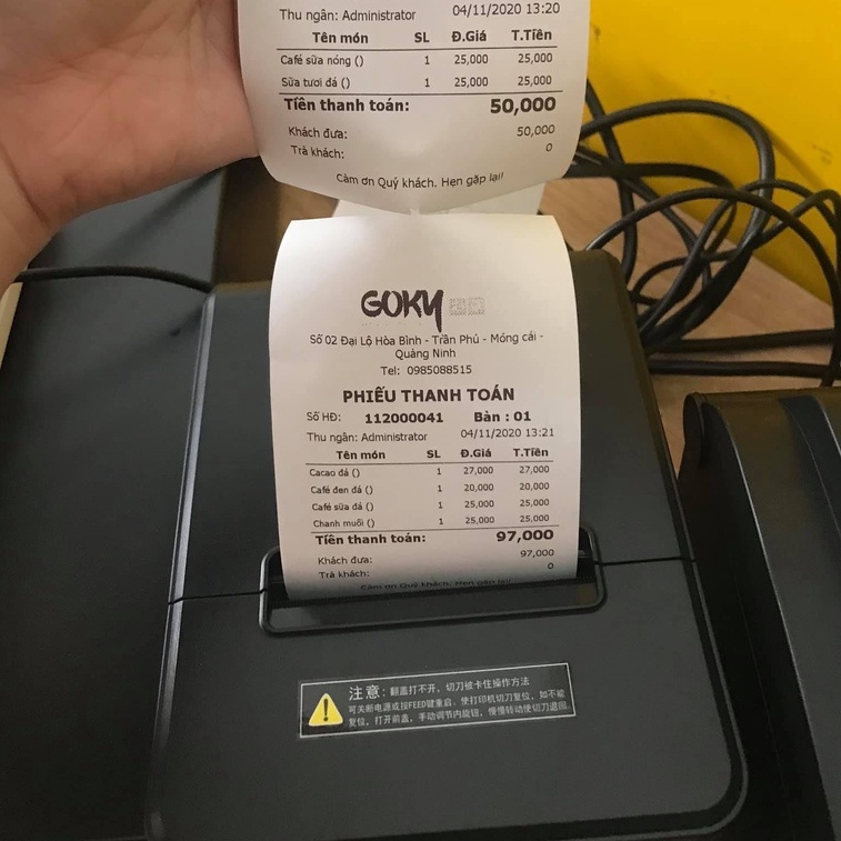 Bộ máy thu ngân cảm ứng, máy pos cảm ứng sử dụng mô hình siêu thị, tạp hóa , nhà sách, shop thời trang | BigBuy360 - bigbuy360.vn