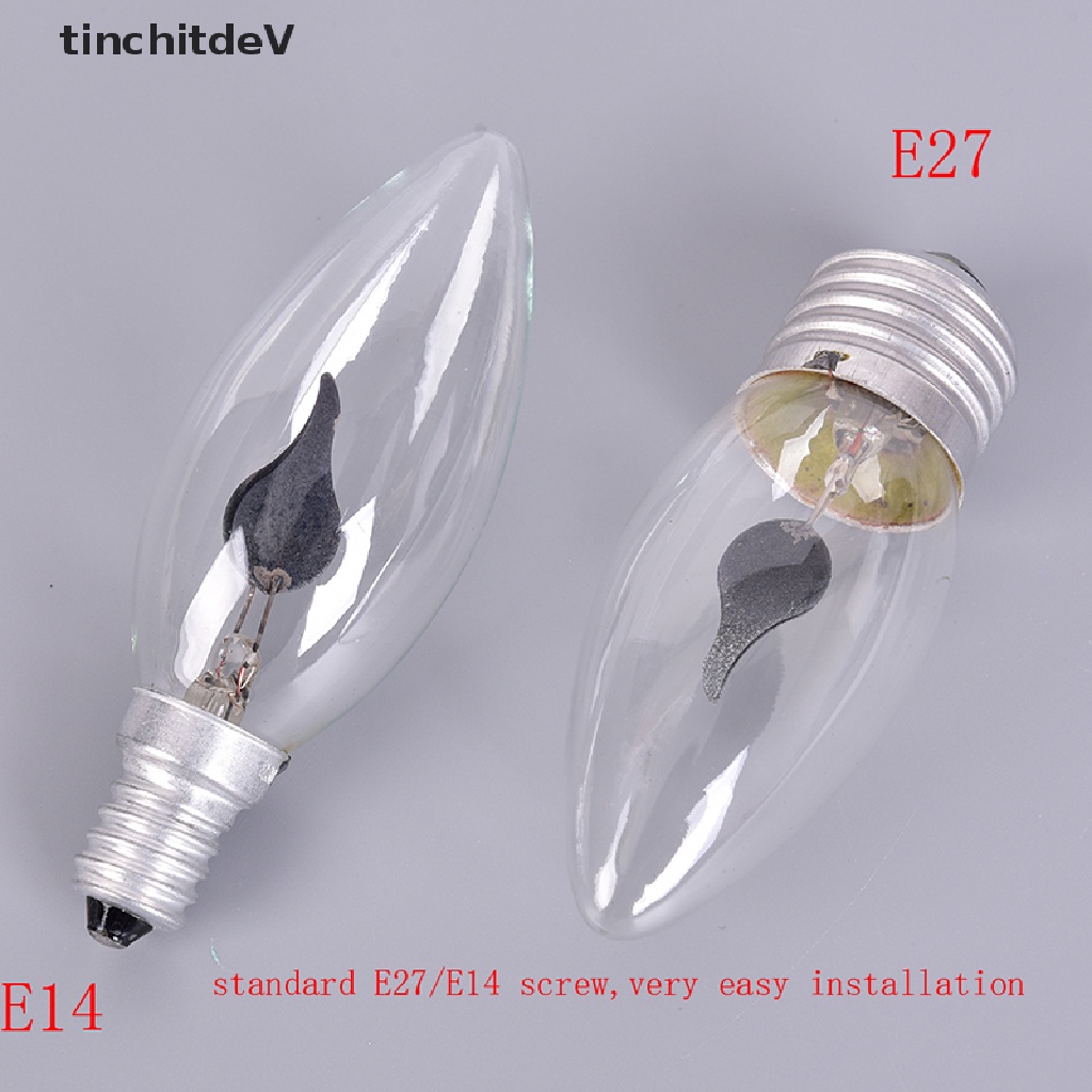 Bóng Đèn LED E27 E14 Hiệu Ứng Ngọn Lửa Trang Trí Đẹp Mắt