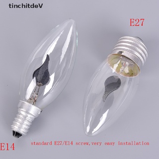 [Elgmk] E27 E14 Đèn LED Đốt Nến Hiệu Ứng Lửa Bóng Đèn Ngọn Lửa Trang Trí