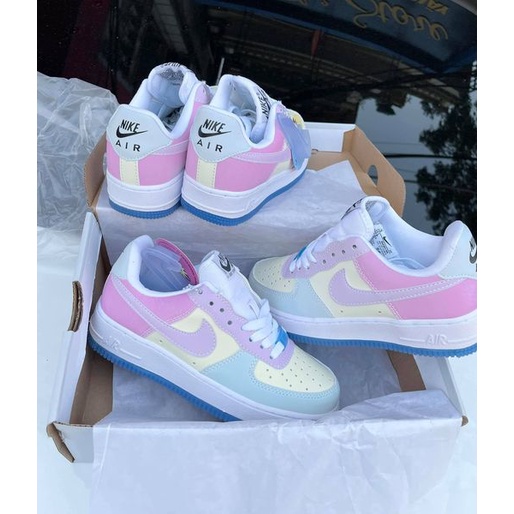 🎁 SKY Store Giày thể thao AF1 đổi màu UV, Giày sneaker nữ cổ thấp đổi màu khi ra nắng cực hot 2021 Full Box Bi