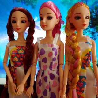 Búp bê khớp baby tóc dài