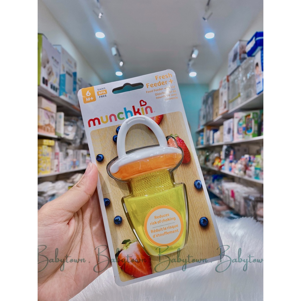 TÚI NHAI CHỐNG HÓC SILICON, LƯỚI CÓ NẮP MUNCHKIN /  EMMAKIDS