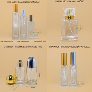 Chai Chiết Nước Hoa Thủy Tinh ( Nhiều Mẫu )