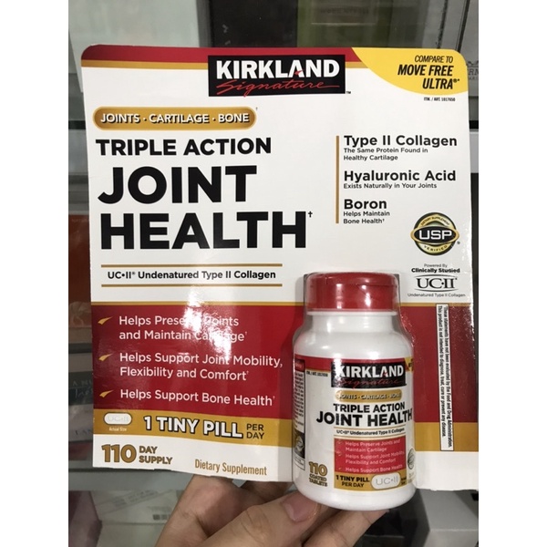 Date 2026 - Viên Kirkland Triple Action Joint Health 110 viên