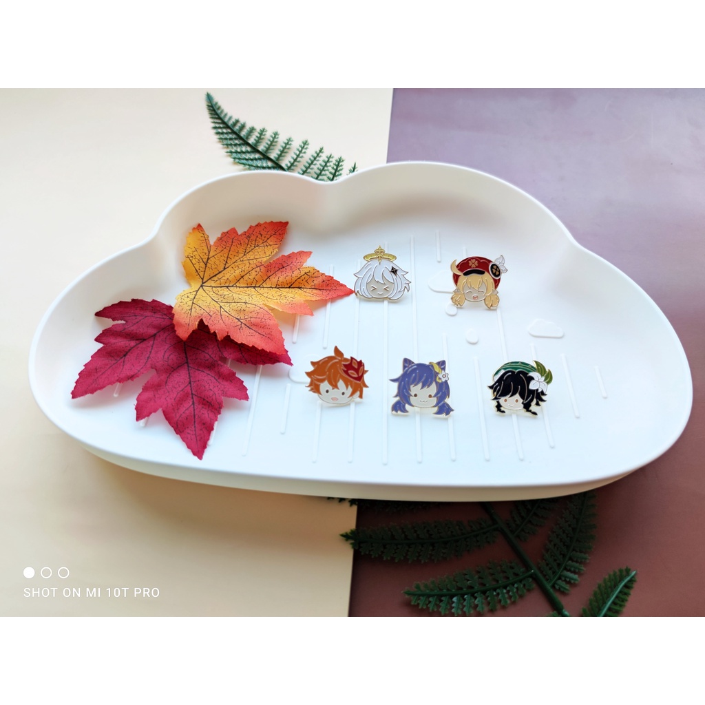 Huy hiệu cài áo/ balo Genshin Impact