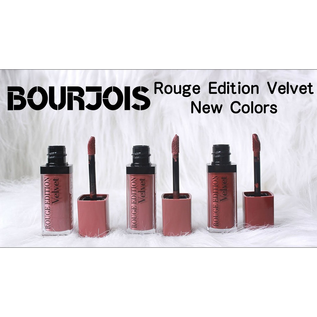 Paris France Beauty - Son Kem Lì Mịn Môi Bourjois Rouge Edition Velvet 7.7ml