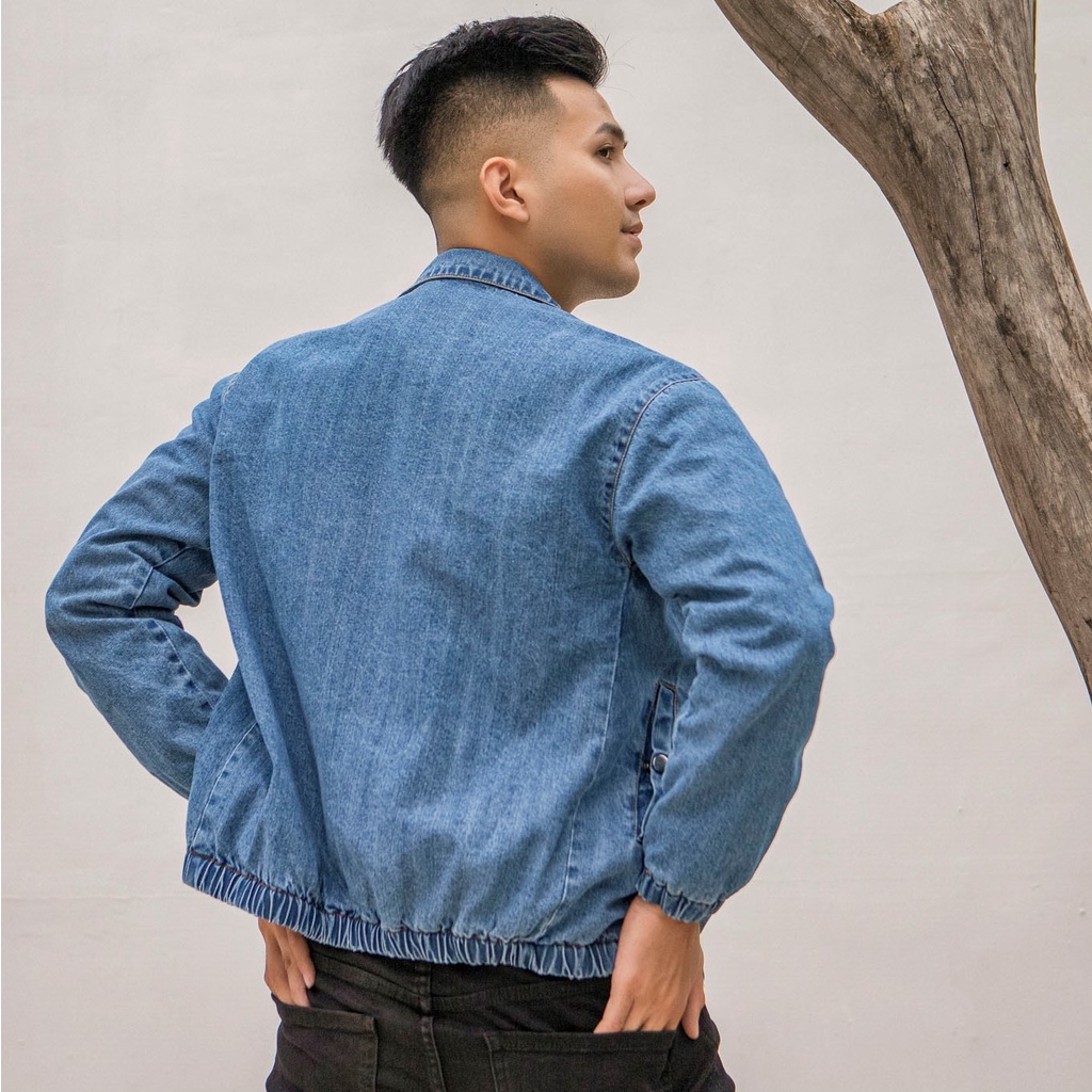 Áo Khoác Jean Nam OLD SAILOR Chất vải Denim Cao Cấp Đường May Tinh Tế Upto 5XL