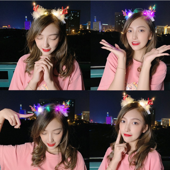 📛 RẺ VÔ ĐỊCH 📛 Bờm lông phát sáng tai thỏ gấu hot trend phong cách hàn quốc