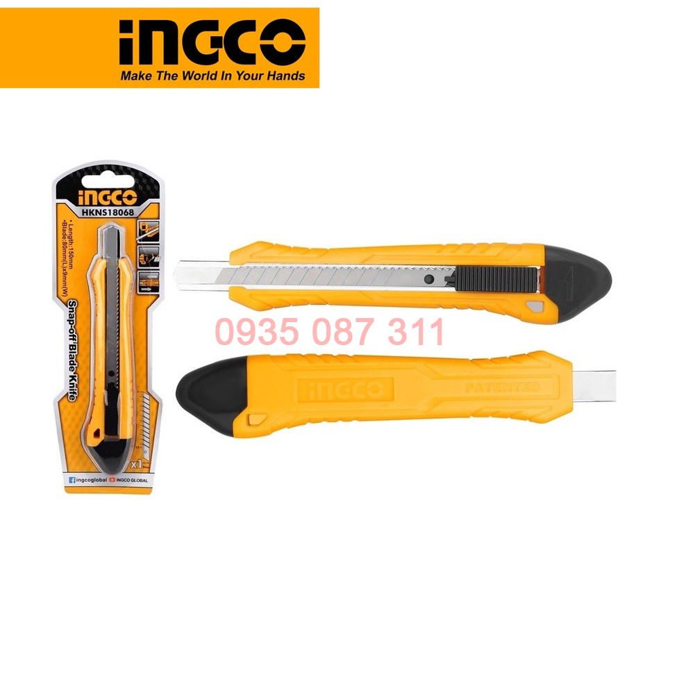 Dao Rọc Giấy INGCO HKNS18068