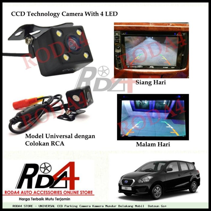 Camera quan sát phía sau xe hơi UNIVERSAL CCD Datsun GoPLUS