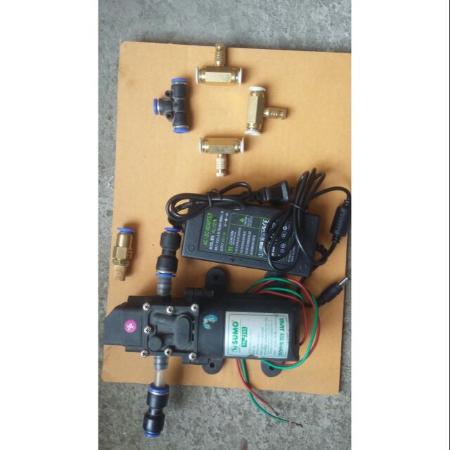 Combo bộ máy phun sương 3 bép , 1 T8, 1 trõ và 5m dây