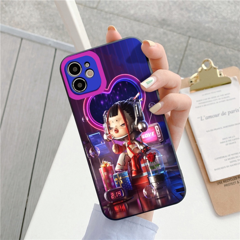 Ốp lưng iphone RoBot girl ốp dẻo bảo vệ camera ip 6splus/7/7plus/8/8plus/x/xr/xs/11/12/pro/max/plus/13promax tr379
