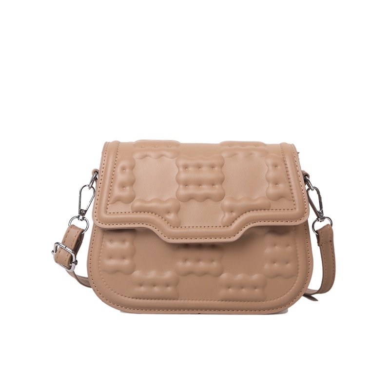 Túi Đeo Vai Cỡ Nhỏ Kết Cấu Yên Ngựa Thời Trang Mùa Xuân Cao Cấp Cho Nữ