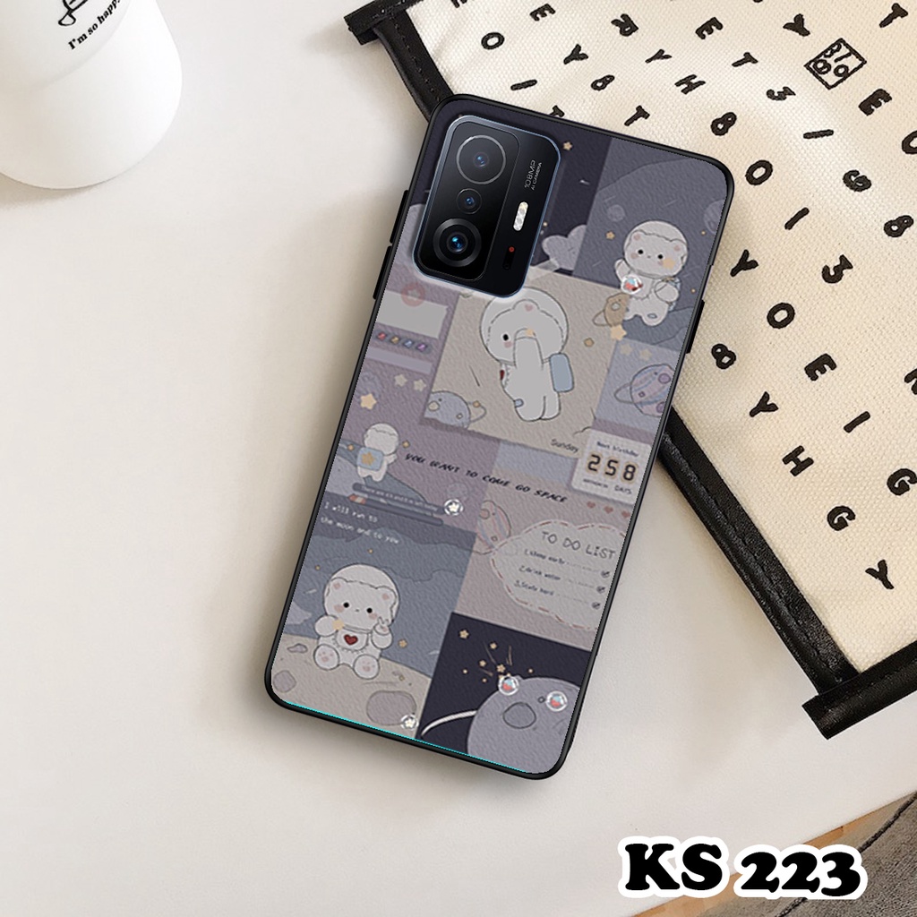 Ốp lưng Xiaomi Mi 11 5G - Xiaomi Mi 11T 5G - Xiaomi Mi 11T Pro 5G - Ốp in hình thỏ con dễ thương - Lưng nhám Viền TPU
