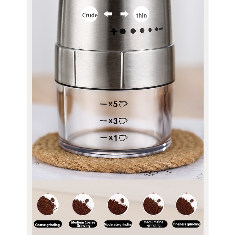 Bincoo Máy xay cà phê sạc USB tự động