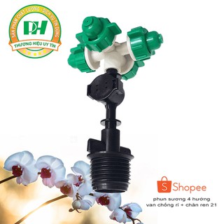 Combo 10 béc phun sương 4 hướng
