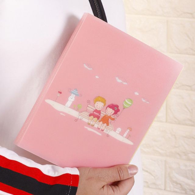 Album ảnh chứa 52 ảnh cỡ 13x18 bìa nhựa hình đáng yêu