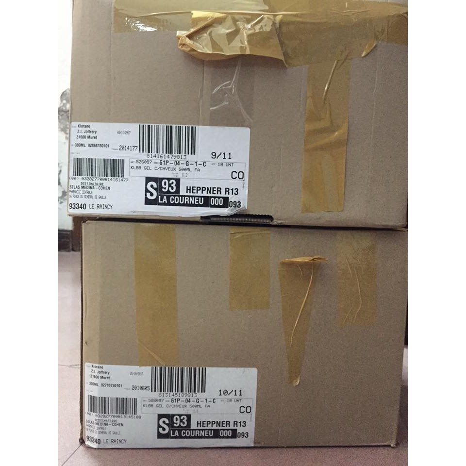 Sữa tắm gội Klorane chai lẻ 500ml