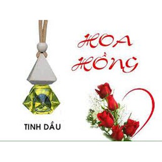 Tinh dầu thơm treo xe hương Hoa Hồng