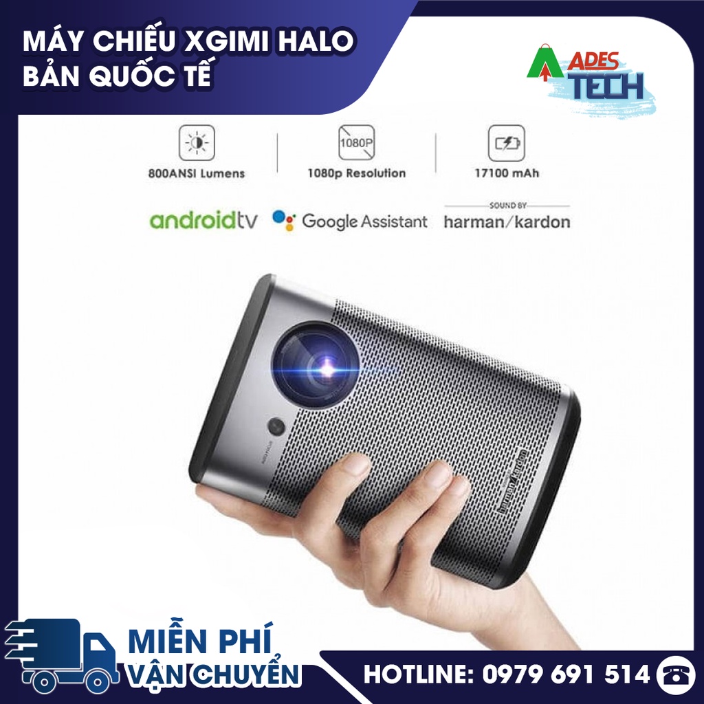 Máy Chiếu XGIMI HALO / HALO Plus Bản Quốc Tế - Bảo hành 12 tháng - Độ phân giải 4K