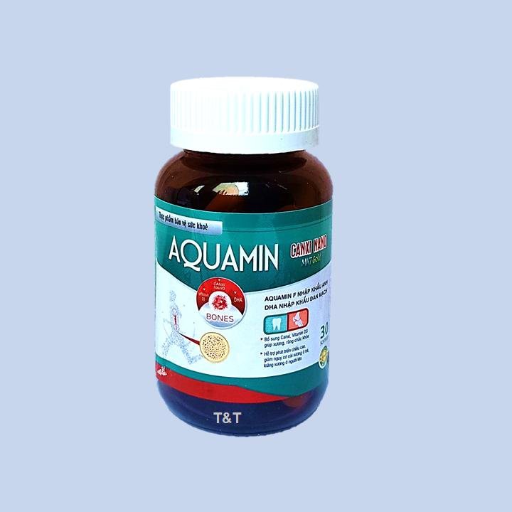 Viên Uống Bổ Sung Canxi ,vitamin D3 Aquamin Canxi Nano MK7 Gold-30 viên