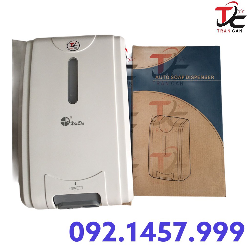 Bình đựng xà phòng cảm ứng tự động XINDA ZYQ 210 - dung tích 2100ml - dùng pin và điện - treo tường