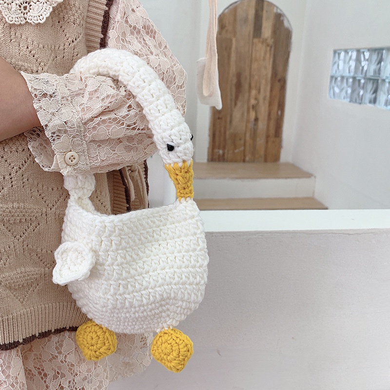 Túi Xách Đeo Vai Màu Trơn Họa Tiết Hoạt Hình Đơn Giản Dễ Thương Cho Bé