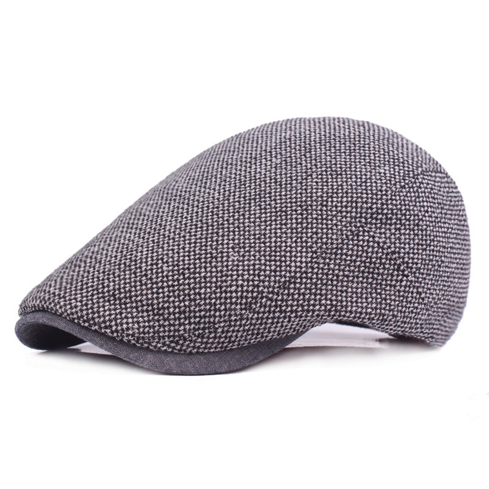 Mũ beret cotton kiểu dáng thời trang phong cách retro dành cho nam trung niên