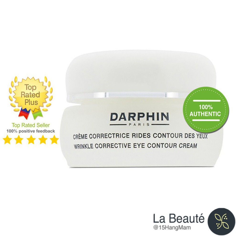 Kem Dưỡng Làm Mờ Nếp Nhăn Và Chân Chim Ở Vùng Da Mắt Nhạy Cảm - Darphin Wrinkle Corrective Eye Contour 15ml