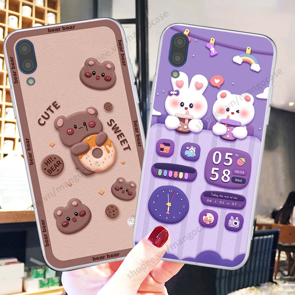 Ốp lưng Vsmart Star hình gấu, thỏ, đồng hồ cute dễ thương