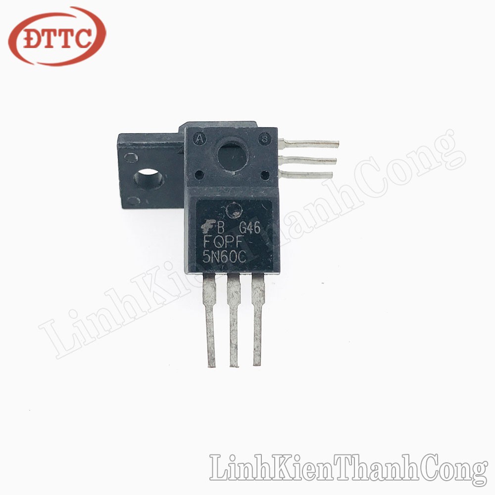 FQPF5N60C mosfet kênh N tháo máy 5A 600V