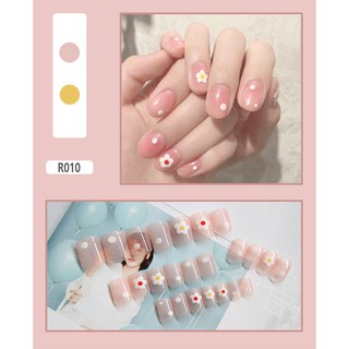 Bộ 24 móng tay giả thời trang kèm keo dán R010