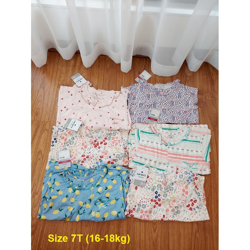 [Bộ đồ bánh bèo] Bộ dài tay bé gái, bộ pyjama bánh bèo, chất cotton mềm mịn, đủ size cho bé từ 7-20kg