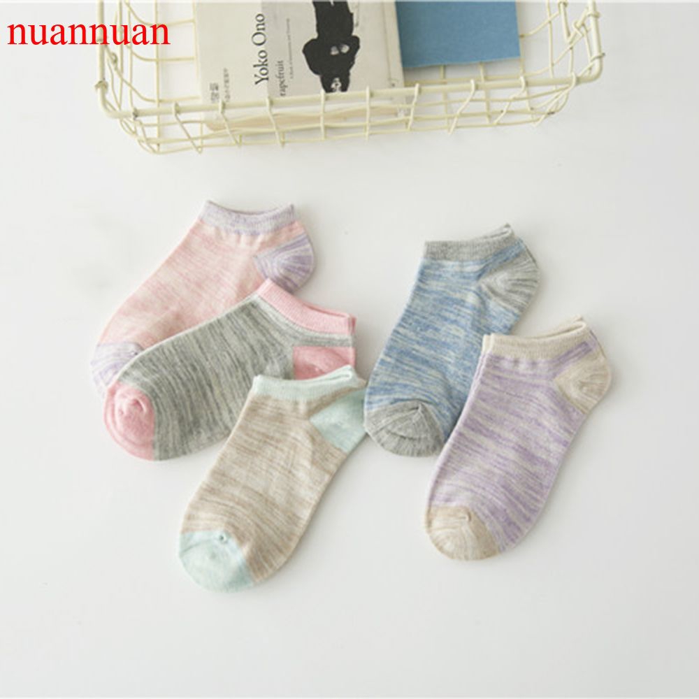 Fashion Ladies New Sock Women Cotton Blended