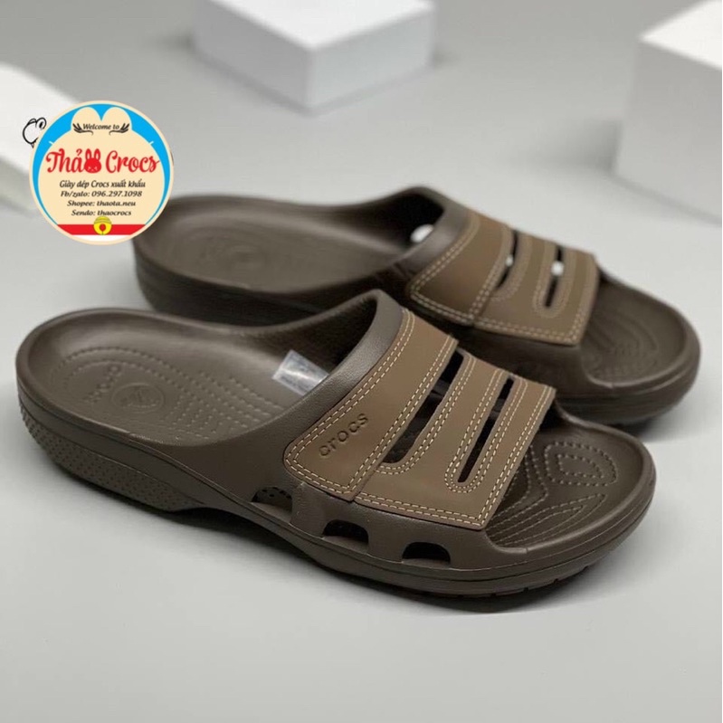 Dép Lê Yukon Cross cho nam chống mùi hôi chân, nhẹ bền- màu nâu