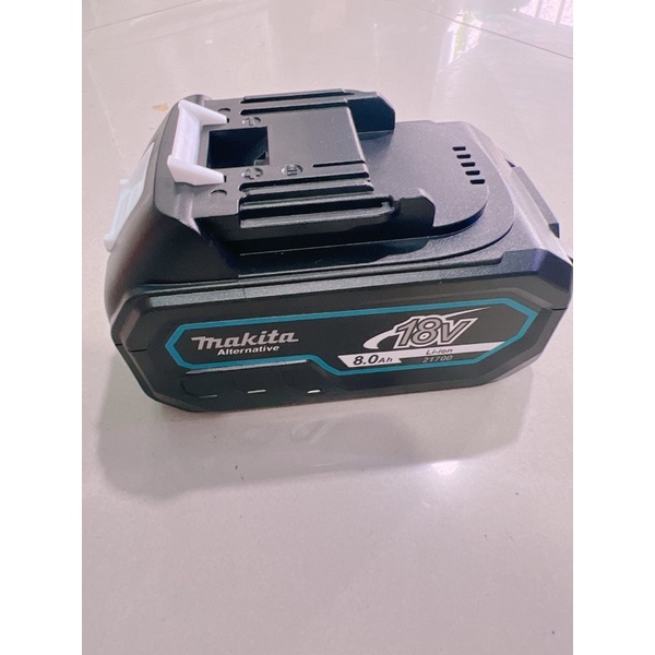 Pin đóng mới makita 18v 8A .có leb báo pin .Cell 21700 pin đóng nhận sạc zin