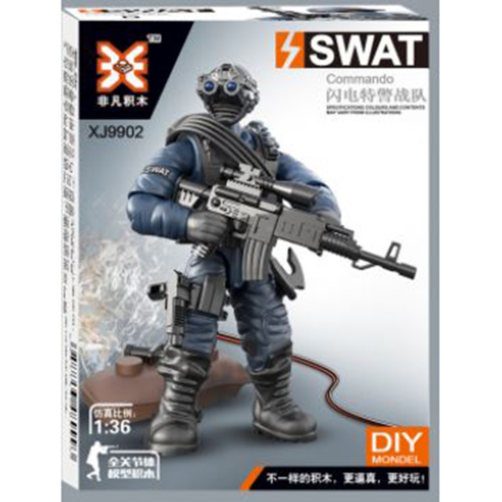 Bộ xếp hình lực lượng SWAT