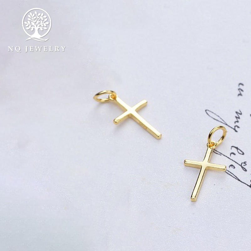 Charm bạc thánh giá treo 1.2x9.3x15.5mm - NQ Jewelry