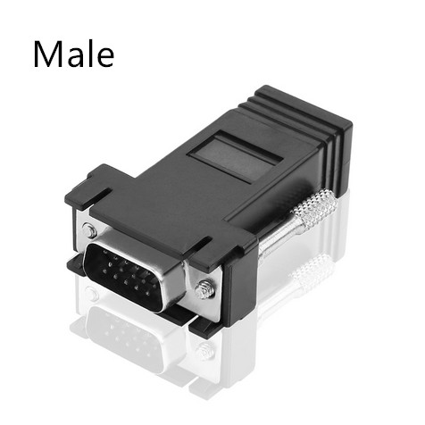 Đầu Chuyển Đổi Rj45 Sang Vga Cat5 Cat6 Rj45 Female