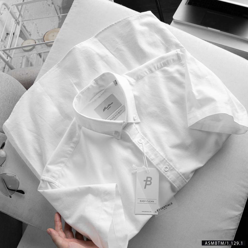 áo sơ mi nam, áo denim cộc tay chất vải offox cao cấp dày dặn, form đứng, thanh lịch, dễ phối đồ 1291