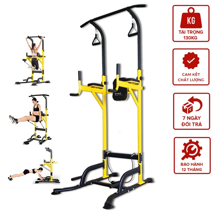 Xà đơn - xà kép đa năng EX-30 ⚡ Tập lên xà, lưng bụng, chống đẩy phát triển chiều cao và cơ bắp | Tùy chỉnh kích thước